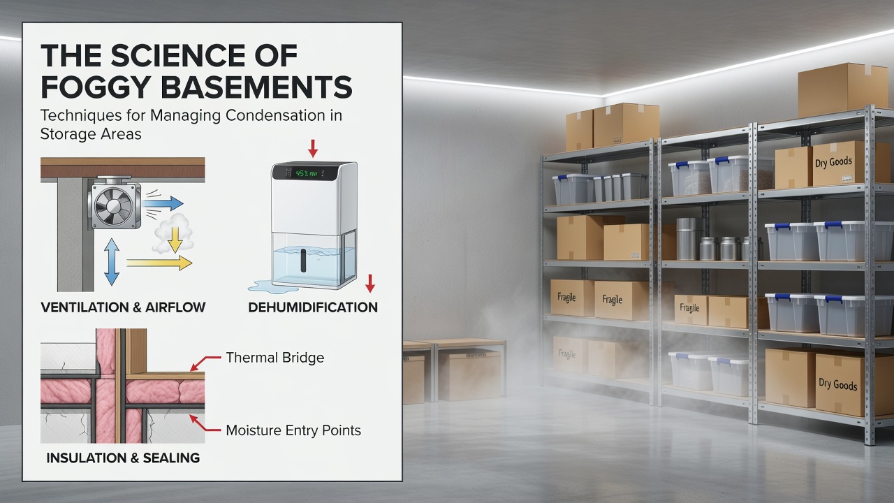 The Science of Foggy Basements: Techniques for Managing Condensation in Storage Areas