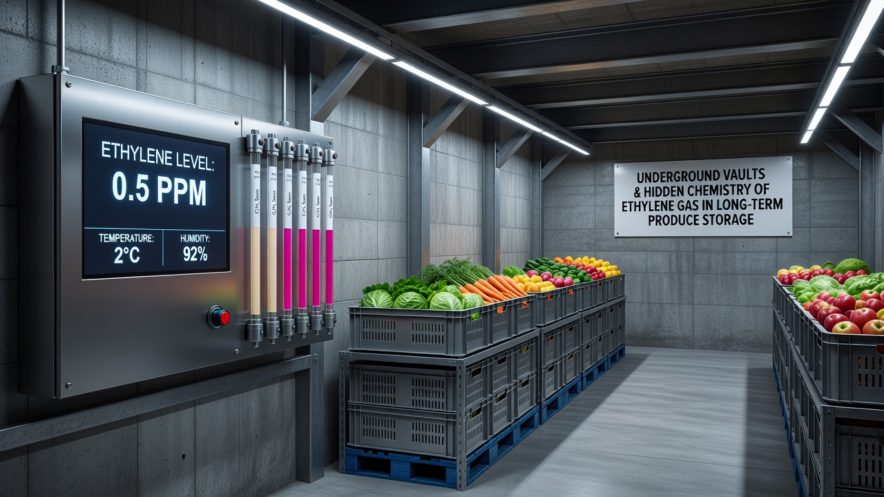 Underground Vaults and the Hidden Chemistry of Ethylene Gas in Long-Term Produce Storage